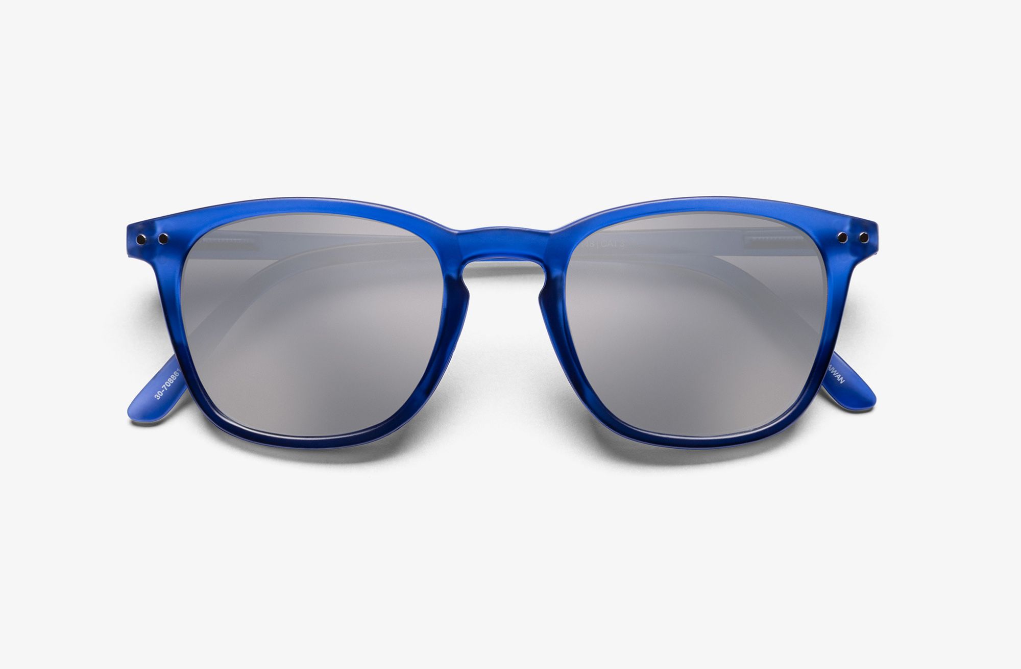 Square Blue FLASHY Lenses