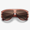 Lentes Baggy brown - Anteojos de sol extra grandes tendencia