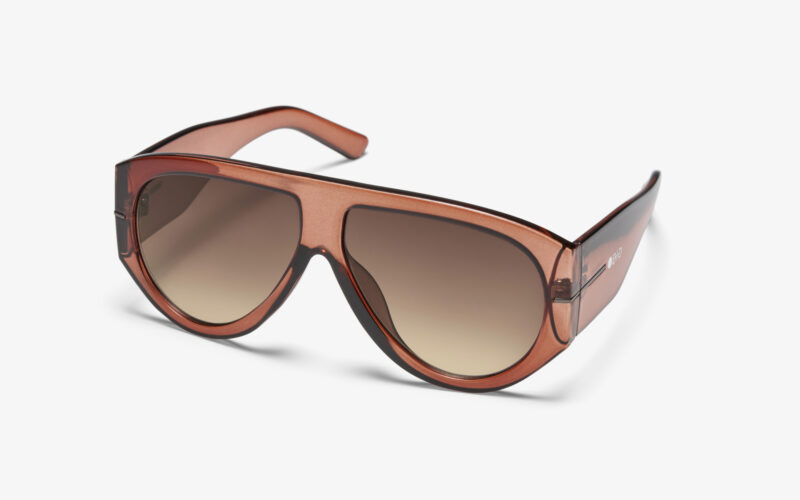 Lentes Baggy brown - Anteojos de sol extra grandes tendencia
