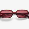 Lentes Brick color rojo brillante - Anteojos de sol tonos vibrantes