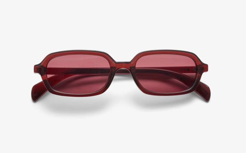 Lentes Brick color rojo brillante - Anteojos de sol tonos vibrantes