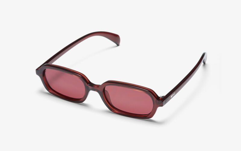 Lentes Brick color rojo brillante - Anteojos de sol tonos vibrantes