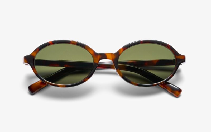 Lentes Core tortoise - Anteojos de sol clásico patrones naturales