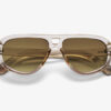 Vista frontal anteojos Sleek - Lentes de sol moda brillant